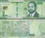 *1000 Meticias Mozambik 2024, polymer P160a UNC