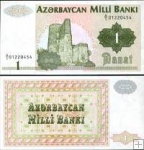 *1 Manat Azerbajdžan 1992, P11 UNC