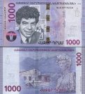 *1000 Dram Arménsko 2018-22 P61 UNC, Paruyr Sevak