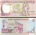 *2 Liri Malta 1967(1989), P41a UNC