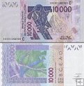 *10 000 Frankov Burkina Faso 2003-23, P318C UNC