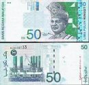 *50 Ringgit Malajzia 2001, P43d UNC