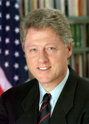 Prezident Bill Clinton - Kliknutím na obrázok zatvorte -