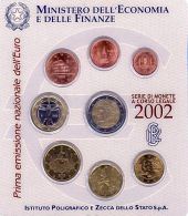 *Oficiálna sada 8 Euro mincí Taliansko 2002 - Kliknutím na obrázok zatvorte -