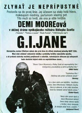 Filmový plagát G.I. Jane - Kliknutím na obrázok zatvorte -