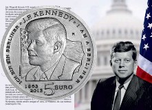 *5 Euro San Marino 2013, Kennedy PROOF - Kliknutím na obrázok zatvorte -