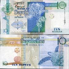 *10 Rupií Seychely 1998-2013, P36 UNC - Kliknutím na obrázok zatvorte -