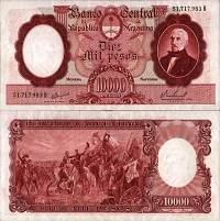 *10 000 Pesos Argentína 1966-69, P281 XF/AU - Kliknutím na obrázok zatvorte -