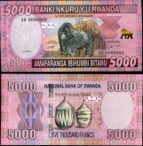 *5000 frankov Rwanda 2014, P41 UNC - Kliknutím na obrázok zatvorte -