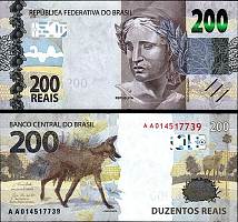 *200 Reais Brazília 2020, P258 UNC - Kliknutím na obrázok zatvorte -