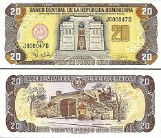 *20 Pesos Oro Dominikánska Republika 1998, P154b UNC - Kliknutím na obrázok zatvorte -