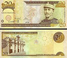 *20 Pesos Oro Dominikánska Republika 2000, P160 UNC - Kliknutím na obrázok zatvorte -