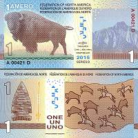 *1 Amero Federation Of North America 2015 Polymer UNC - Kliknutím na obrázok zatvorte -