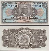 *1 Gourde Haiti 1971, P200 UNC - Kliknutím na obrázok zatvorte -