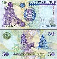 *50 Maloti Lesotho 1994-2009, P17 UNC - Kliknutím na obrázok zatvorte -