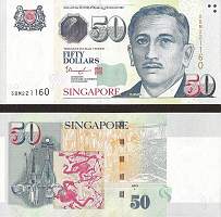 *50 Dolárov Singapúr 2005-2024, P49 UNC - Kliknutím na obrázok zatvorte -