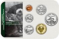 Sada 6 ks mincí USA 1 Cent - 1 Dollar 2016 Eskimo blister - Kliknutím na obrázok zatvorte -